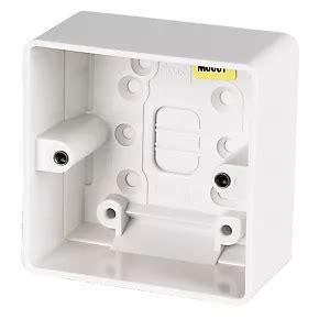 metal back boxes|metal pattress box screwfix.